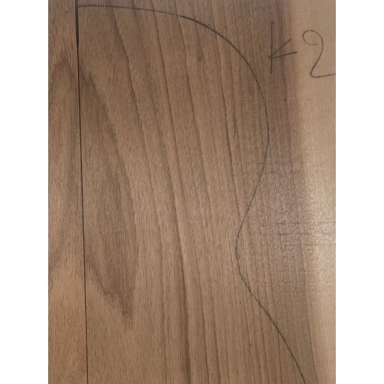 Figured Walnut | Guitar Back