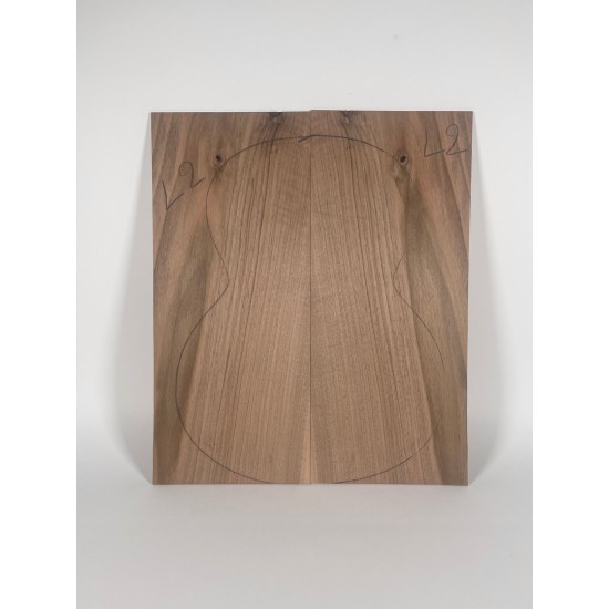 Figured Walnut | Guitar Back
